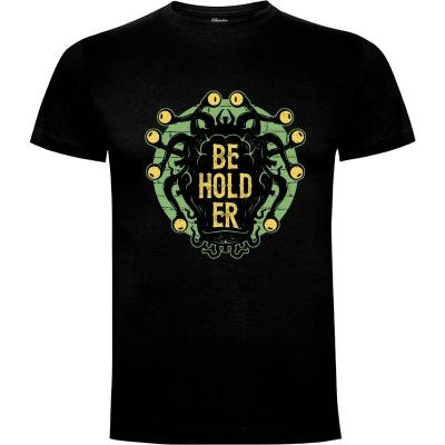 Camiseta Typographic Beholder - Camisetas Logozaste