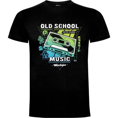 Camiseta Retro Gaming Music - Camisetas Logozaste