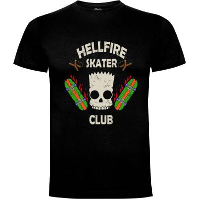 Camiseta Hellfire Skater Club - Camisetas Melonseta