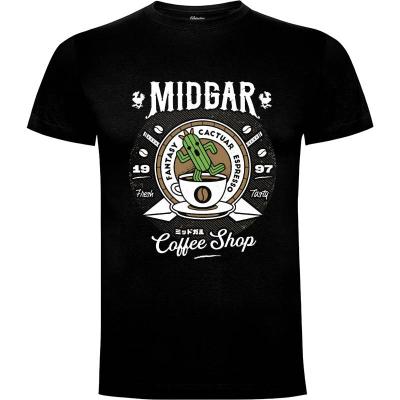 Camiseta Cactuar Coffee Shop - Camisetas Logozaste