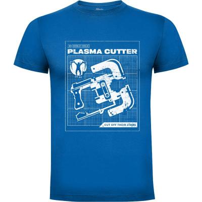 Camiseta Plasma Cutter Blueprint - Camisetas Logozaste