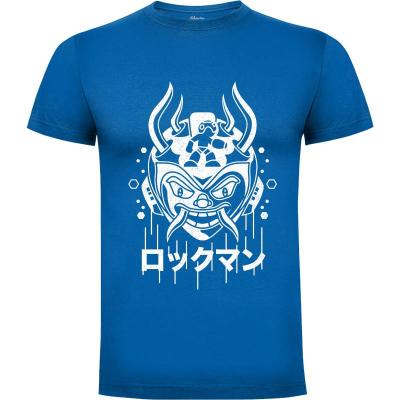 Camiseta Blue Bomber Oni - Camisetas Gamer
