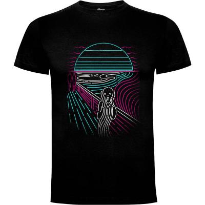 Camiseta Screaming Neon - Camisetas De Los 80s