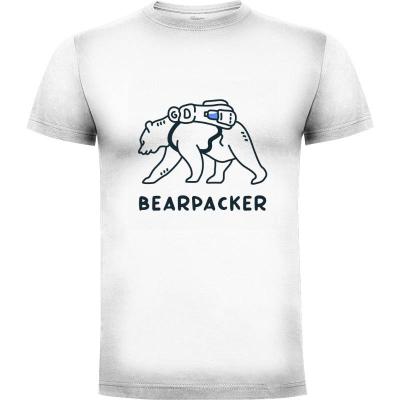 Camiseta Bear Backpacker Adventure - Camisetas Vektorkita