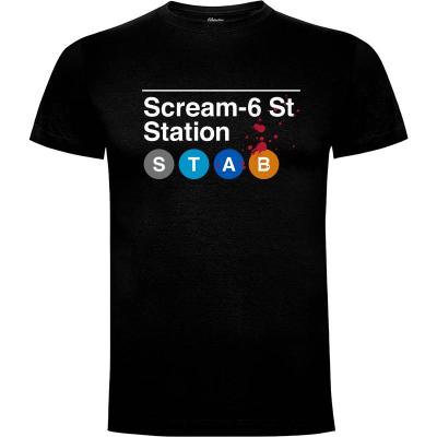 Camiseta Scream Station - Camisetas Getsousa