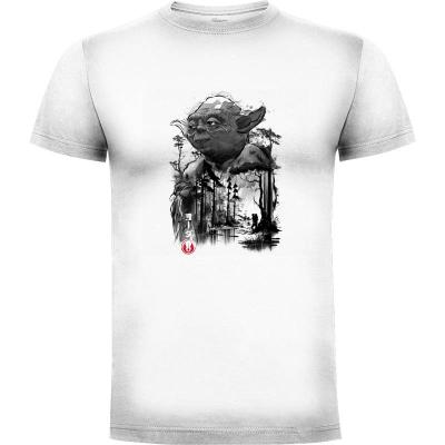 Camiseta The master in the swamp sumi e - Camisetas DrMonekers