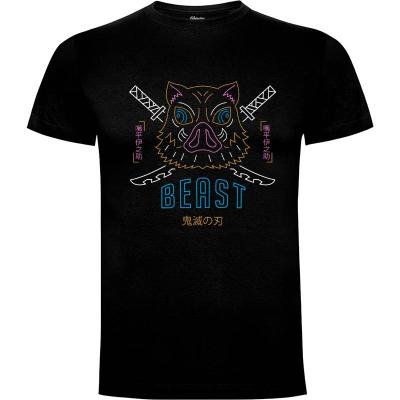 Camiseta Beast Fight Neon - Camisetas Logozaste