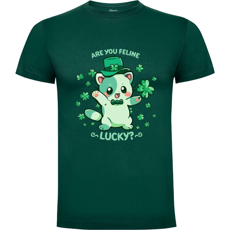 Camiseta Are you Feline Lucky? ¿Eres Feline Lucky?