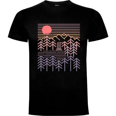 Camiseta Sunset Valley - Camisetas Naturaleza