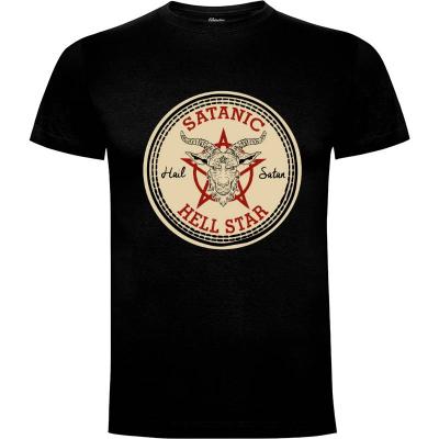 Camiseta Goat Hell Star - Camisetas Divertidas