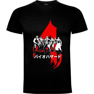 Camiseta 4 Evil v2 - Camisetas horror