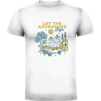 Camiseta Let the Adventure Begin - Camisetas Vektorkita