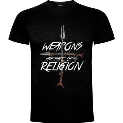 Camiseta Weapons of My Religion - Camisetas Rocketmantees