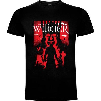 Camiseta Witcher Red - Camisetas Rocketmantees