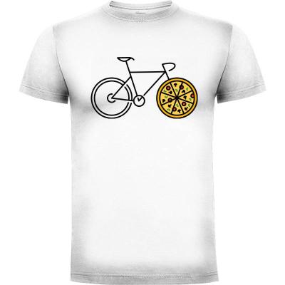 Camiseta Bicycle Pizza - Camisetas Vektorkita