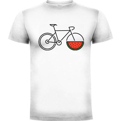 Camiseta Bicycle Watermelon - Camisetas Vektorkita