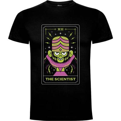Camiseta The Scientist Monkey Tarot Card - Camisetas Logozaste