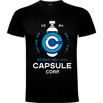 Camiseta Capsule Corp Hoi Poi - Camisetas Logozaste