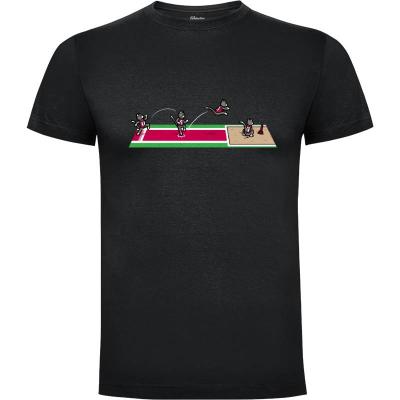 Camiseta Feline Triple Jump! - Camisetas Graciosas