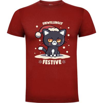 Camiseta Unwillingly Festive - Camisetas Navidad
