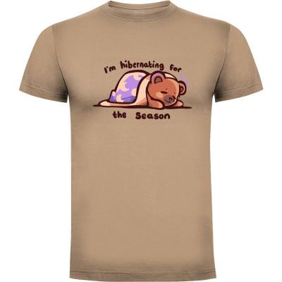 Camiseta Hibernating for the season - Camisetas Divertidas