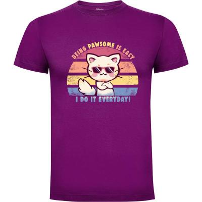 Camiseta Everyday Pawsome - Camisetas Con Mensaje