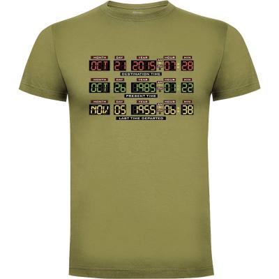 Camiseta Delorean Panel - Camisetas Cine