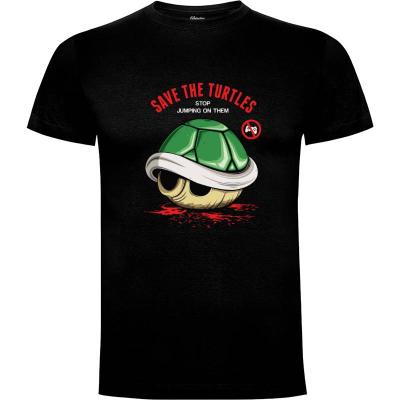 Camiseta Save the turtle - Camisetas Gamer