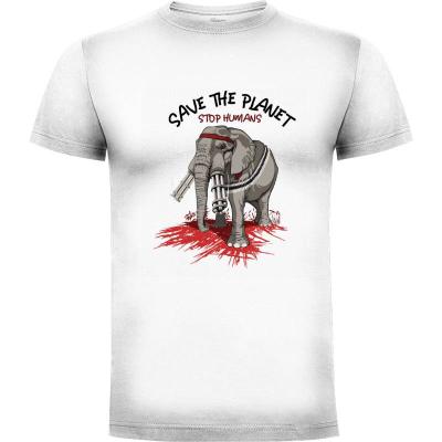 Camiseta Save the planet, stop humans - Camisetas Originales