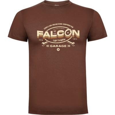 Camiseta Falcon YT Garage - Camisetas Logozaste