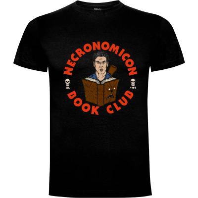 Camiseta Necronomicon Book Club - Camisetas Divertidas