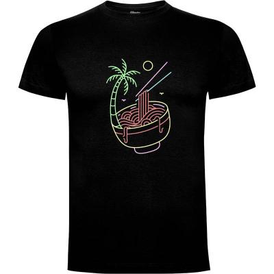 Camiseta Sea of Ramen Noodles - Camisetas Vektorkita
