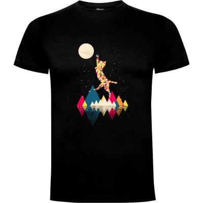 Camiseta The cat that caught the moon - Camisetas Rocketmantees