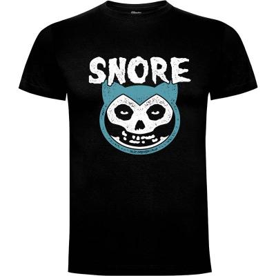 Camiseta Horror Punk Snore - Camisetas Logozaste