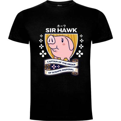 Camiseta Sir Hawk Cute - Camisetas Logozaste