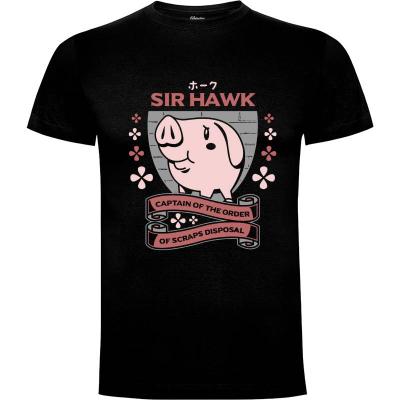 Camiseta Sir Hawk Captain - Camisetas Logozaste