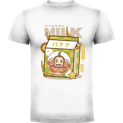 Camiseta Monkey Banana Milk - Camisetas Logozaste