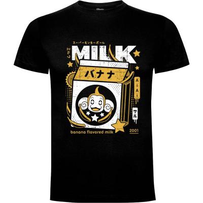 Camiseta Banana Milk Monkey - Camisetas Gamer