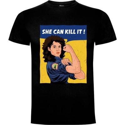 Camiseta she can kill it - Camisetas Redwane
