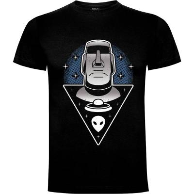 Camiseta Moai Conspiracy - Camisetas Logozaste
