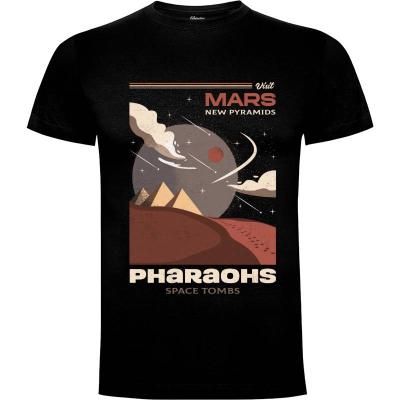 Camiseta Visit Mars Pyramids - Camisetas Logozaste