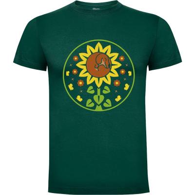 Camiseta Dachshund Flowers - Camisetas Logozaste
