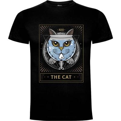 Camiseta Fish Bowl Cat Tarot Card - Camisetas Logozaste