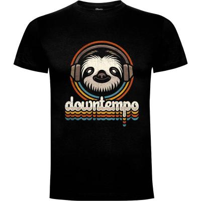 Camiseta Downtempo Sloth Music - Camisetas Logozaste