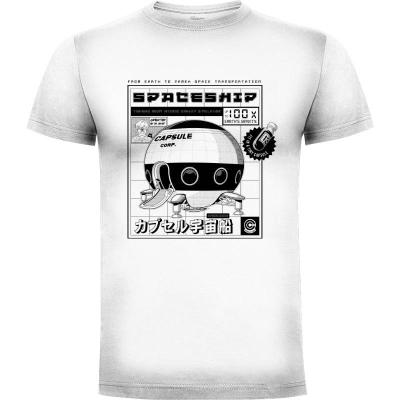 Camiseta Dragon ball Z spaceship - Camisetas Redwane