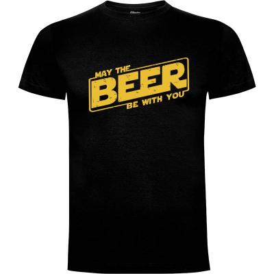 Camiseta May the beer be with you - Camisetas Melonseta