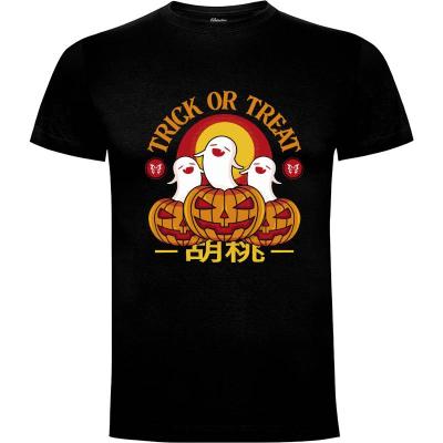 Camiseta Kawaii Ghost Halloween - Camisetas Gamer