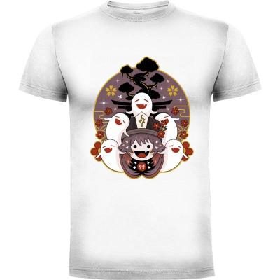 Camiseta Kawaii Ghost Japanese Landscape - Camisetas Logozaste