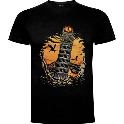 Camiseta Leaning Dark Tower - Camisetas Frikis