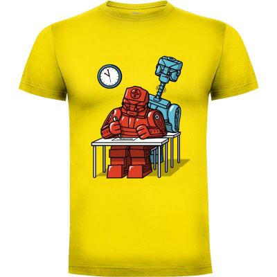 Camiseta Robot Exam! - Camisetas Graciosas
